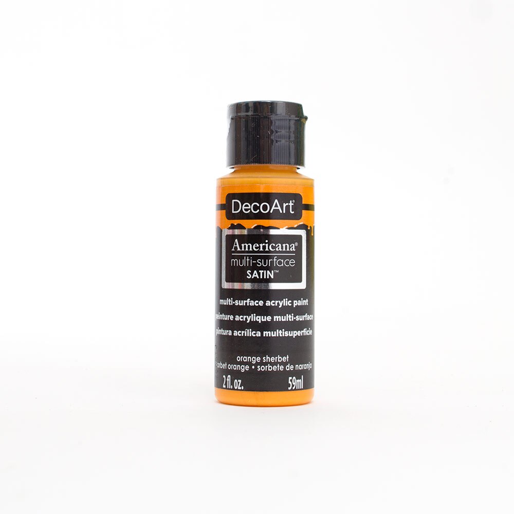 Americana, Acrylic, Art & School, Multi-surface, Paint, 2 ounce, 45270, Orange Sherbet